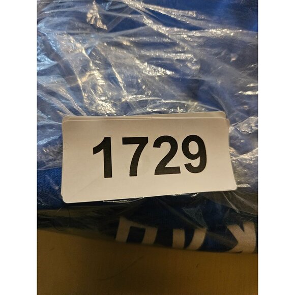 Hanukkah Menorah Lighten Up Mens T-Shirt Gildan Size L Blue Heavy Cotton New - Picture 5 of 5